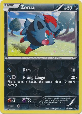 Zorua - 66/98 - Uncommon - Reverse Holo | Emerging Powers