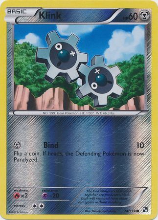 Klink - 74/114 - Common - Reverse Holo | Black and White