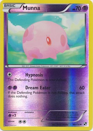 Munna - 48/114 - Uncommon - Reverse Holo | Black and White