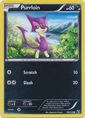Purrloin - 66/114 - Common - Reverse Holo | Black and White