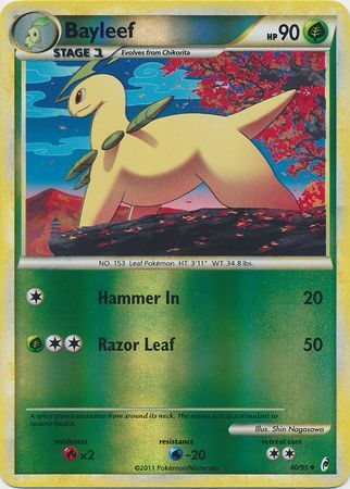 Bayleef - 40/95 - Uncommon - Reverse Holo | Call of Legends