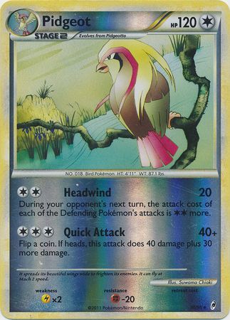Pidgeot - 30/95 - Rare - Reverse Holo | Call of Legends