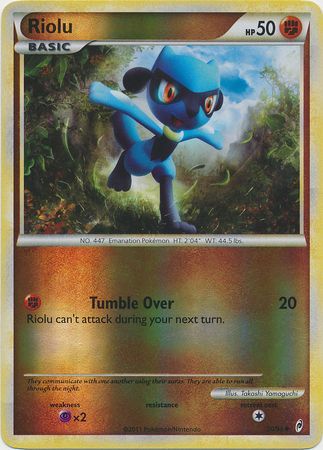 Riolu - 50/95 - Uncommon - Reverse Holo | Call of Legends
