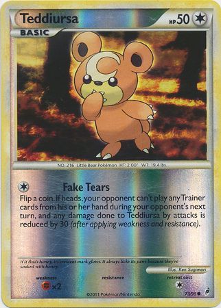 Teddiursa - 73/95 - Common - Reverse Holo | Call of Legends