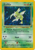 Scyther - 10/64 - Holo Rare - Missing Set Symbol | Jungle