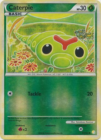 Caterpie - 57/123 - Common - Reverse Holo | HeartGold SoulSilver