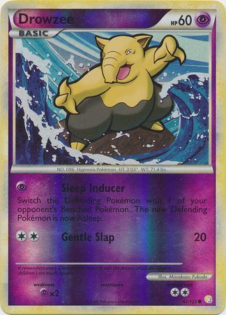 Drowzee - 62/123 - Common - Reverse Holo | HeartGold SoulSilver