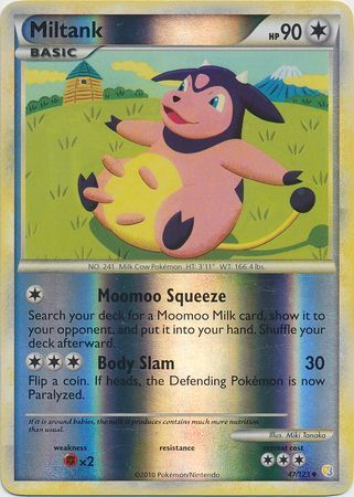 Miltank - 47/123 - Uncommon - Reverse Holo | HeartGold SoulSilver