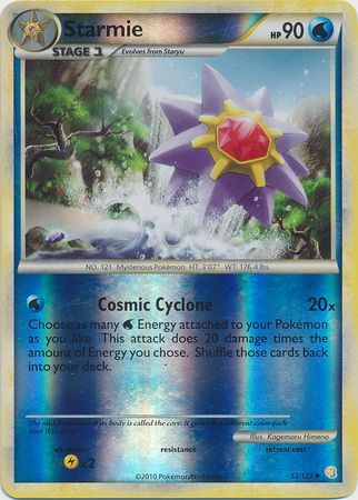 Starmie - 53/123 - Uncommon - Reverse Holo | HeartGold SoulSilver