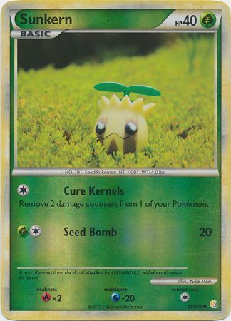 Sunkern - 85/123 - Common - Reverse Holo | HeartGold SoulSilver