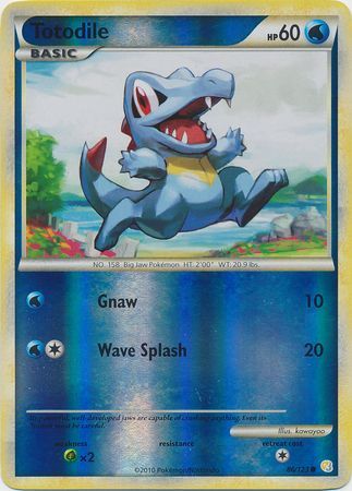 Totodile - 86/123 - Common - Reverse Holo | HeartGold SoulSilver