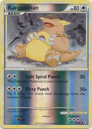 Kangaskhan - 36/102 - Uncommon - Reverse Holo | HS Triumphant