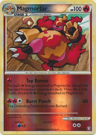 Magmortar - 27/102 - Rare - Reverse Holo | HS Triumphant