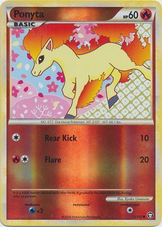 Ponyta - 72/102 - Common - Reverse Holo | HS Triumphant