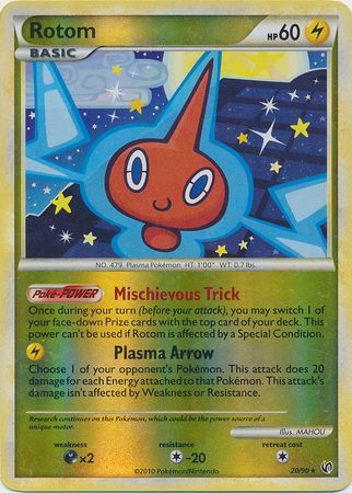 Rotom - 20/90 - Rare - Reverse Holo | HS Undaunted