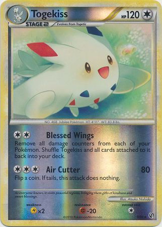 Togekiss - 9/90 - Holo Rare - Reverse Holo | HS Undaunted