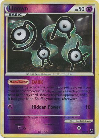 Unown - 40/90 - Uncommon - Reverse Holo | HS Undaunted