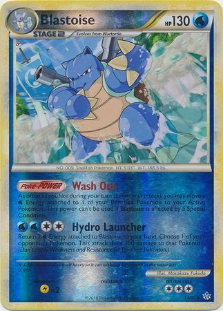 Blastoise - 13/95 - Rare - Reverse Holo | HS Unleashed