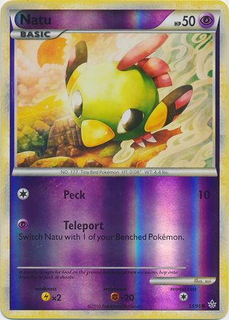 Natu - 55/95 - Common - Reverse Holo | HS Unleashed