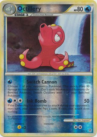 Octillery - 6/95 - Holo Rare - Reverse Holo | HS Unleashed