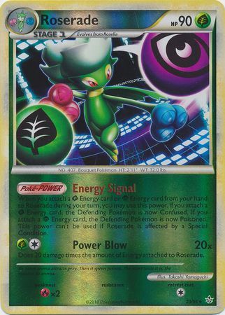 Roserade - 23/95 - Rare - Reverse Holo | HS Unleashed