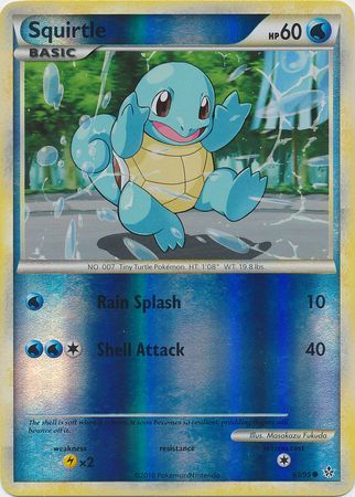 Squirtle - 63/95 - Common - Reverse Holo | HS Unleashed