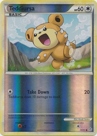 Teddiursa - 65/95 - Common - Reverse Holo | HS Unleashed