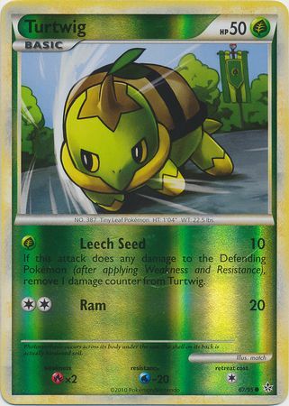 Turtwig - 67/95 - Common - Reverse Holo | HS Unleashed