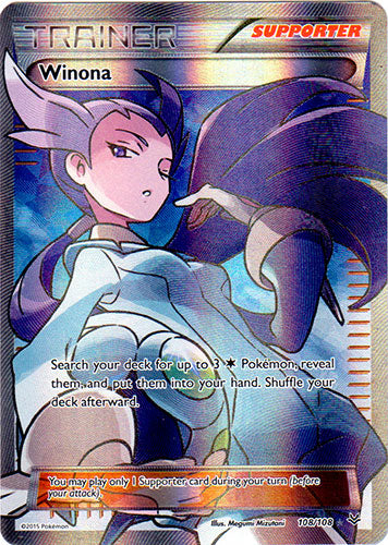 Winona - 108/108 - Full Art Ultra Rare | XY - Roaring Skies
