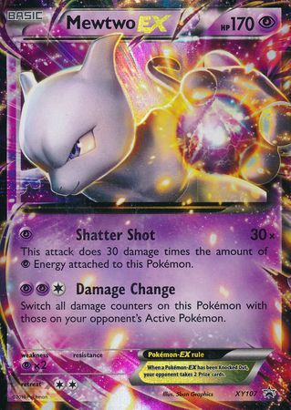 Mewtwo EX - XY107 - Triple Power Tin | XY - Black Star Promos
