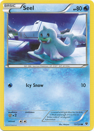 Seel - 15/124 - Common | XY - Fates Collide