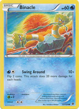 Binacle - 22/124 - Common | XY - Fates Collide