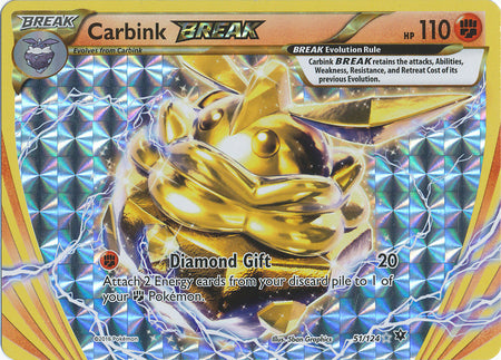 Carbink BREAK - 51/124 - Rare BREAK | XY - Fates Collide