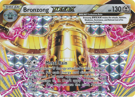 Bronzong BREAK - 62/124 - Rare BREAK | XY - Fates Collide