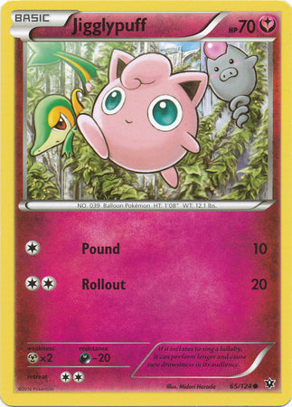 Jigglypuff - 65/124 - Common | XY - Fates Collide