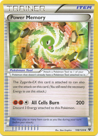 Power Memory - 108/124 - Uncommon | XY - Fates Collide