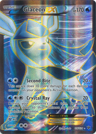 Glaceon-EX - 116/124 - Full Art Ultra Rare | XY - Fates Collide