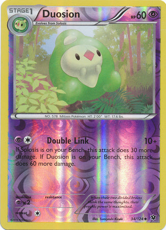 Duosion - 34/124 - Uncommon - Reverse Holo | XY - Fates Collide