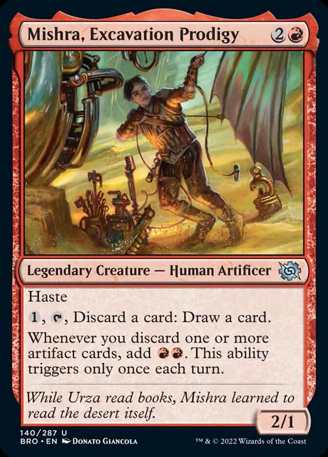 Mishra, Excavation Prodigy - Foil | The Brothers' War