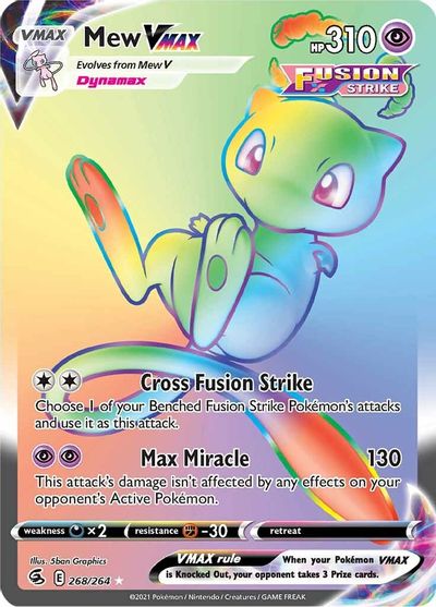 Mew VMAX - 268/264 - Secret Rare | SWSH - Fusion Strike