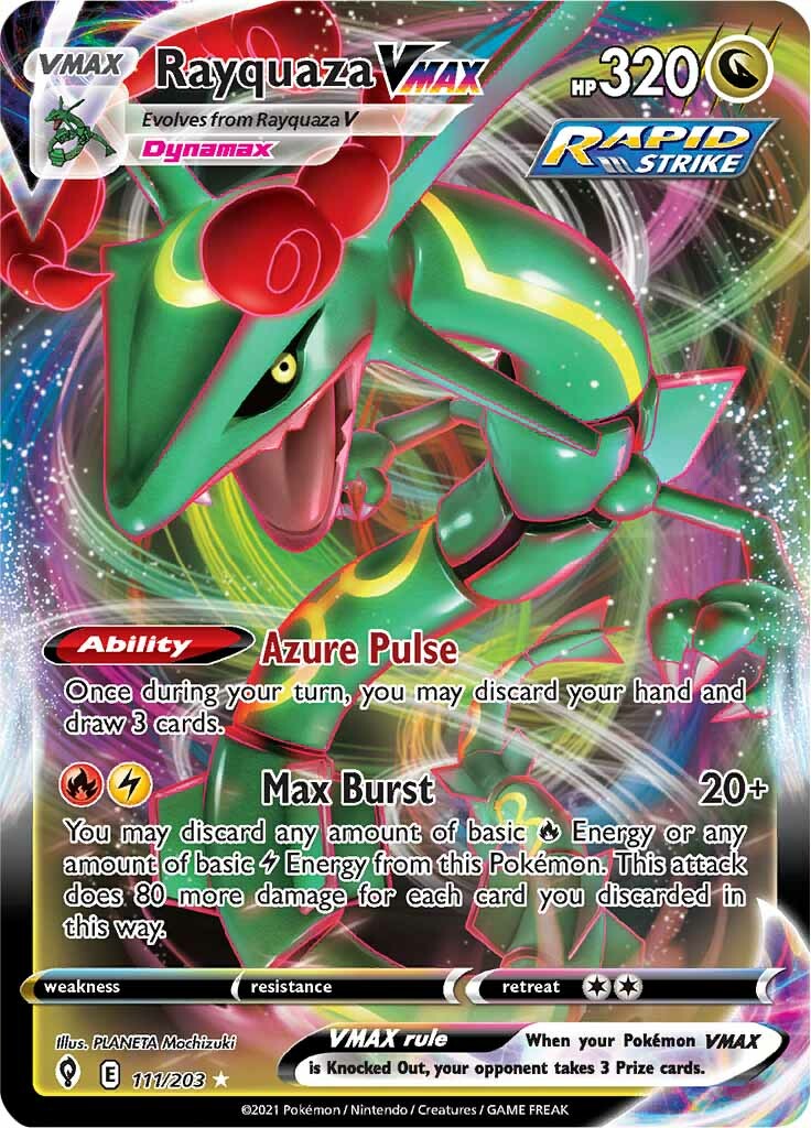 Rayquaza VMAX - 111/203 - Ultra Rare | SWSH - Evolving Skies