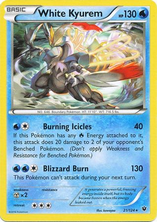 White Kyurem - 21/124 - Non-Holo Rare | Theme Deck Exclusives
