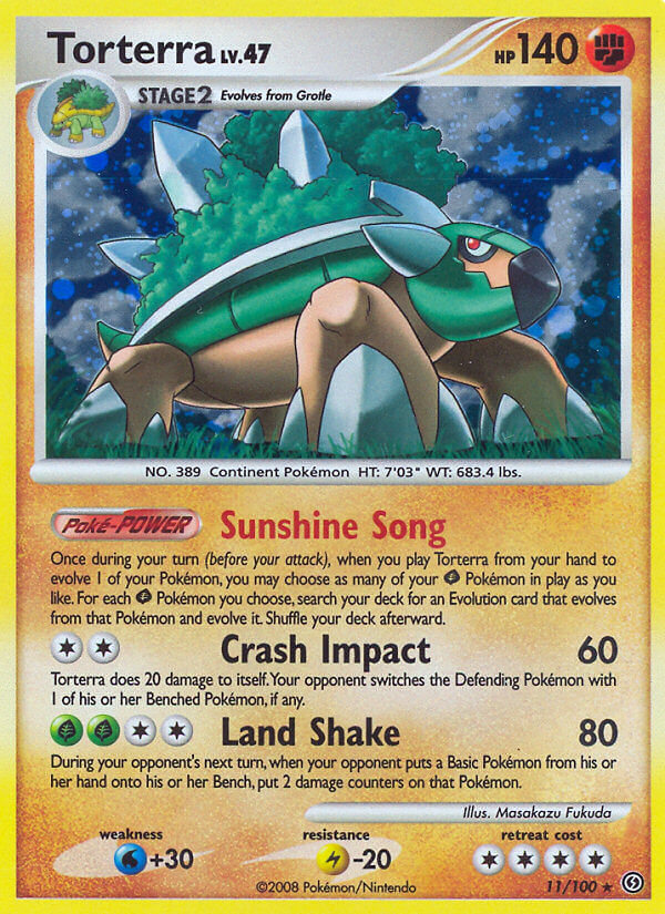 Torterra - 11/100 - Holo Rare | Stormfront