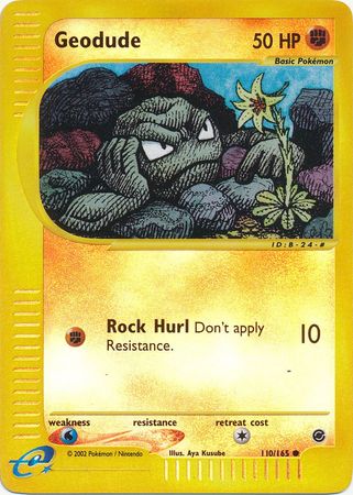 Geodude - 110/165 - Common - Reverse Holo | Expedition