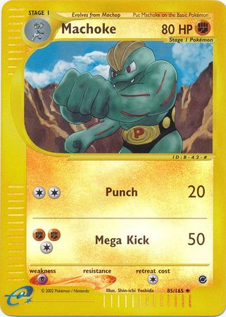 Machoke - 85/165 - Uncommon - Reverse Holo | Expedition