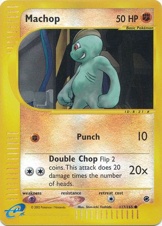 Machop - 117/165 - Common - Reverse Holo | Expedition
