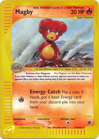 Magby - 17/165 - Holo Rare - Reverse Holo | Expedition