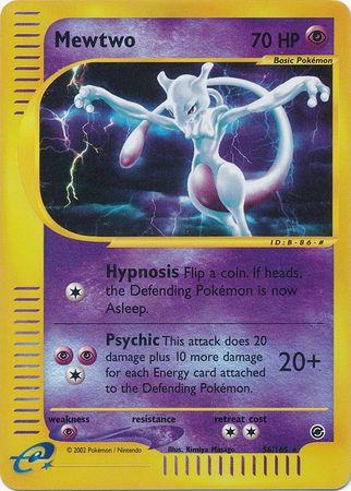 Mewtwo - 56/165 - Rare - Reverse Holo | Expedition