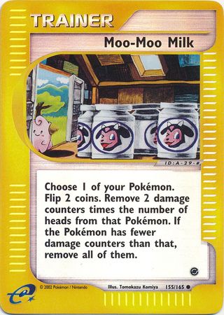 Moo-Moo Milk - 155/165 - Common - Reverse Holo | Expedition