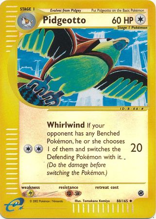 Pidgeotto - 88/165 - Uncommon - Reverse Holo | Expedition